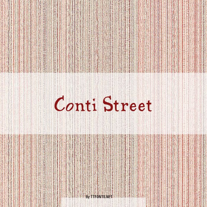 Conti Street example